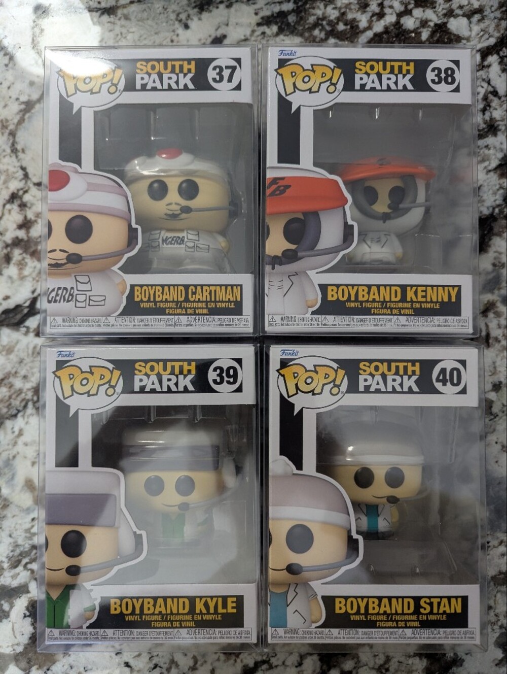 South Park Boy Band Funko Pop Set